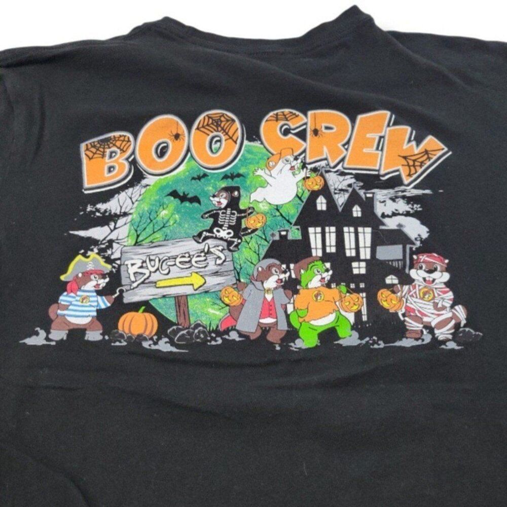 Buc-ee's Shirt Size Medium Halloween Tee Bucee's "Boo Crew" Graphic Print Shirt - Picture 5 of 6